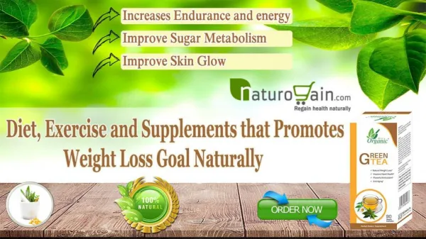 Diet, Exercise and Supplements that Promotes Weight Loss Goal Naturally