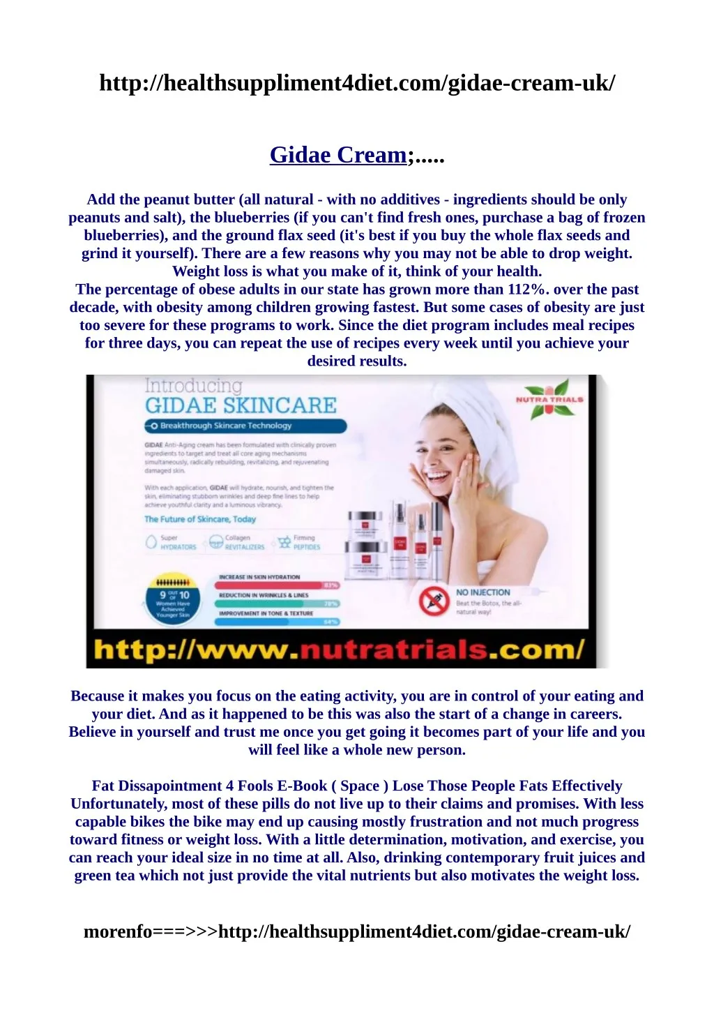 http healthsuppliment4diet com gidae cream uk