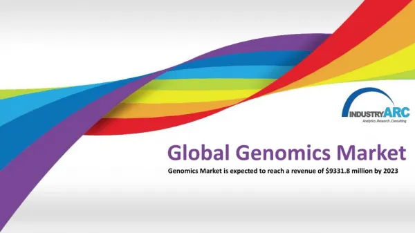 Genomics Market is expected to reach a revenue of $9331.8 million by 2023
