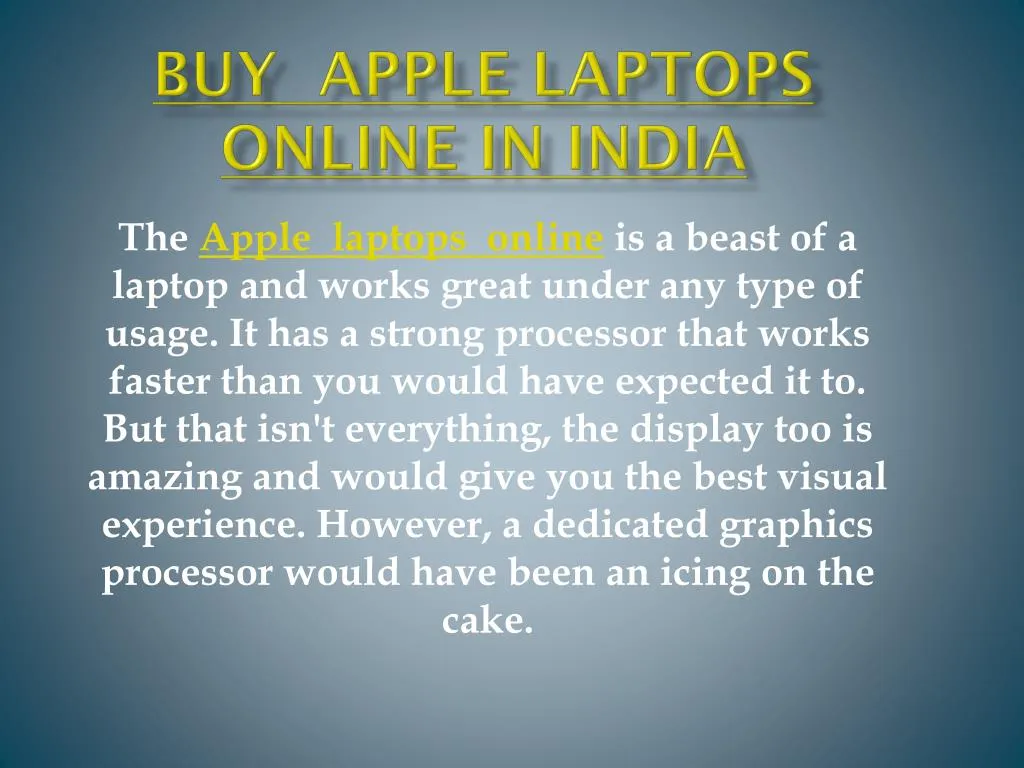 buy apple laptops online in india