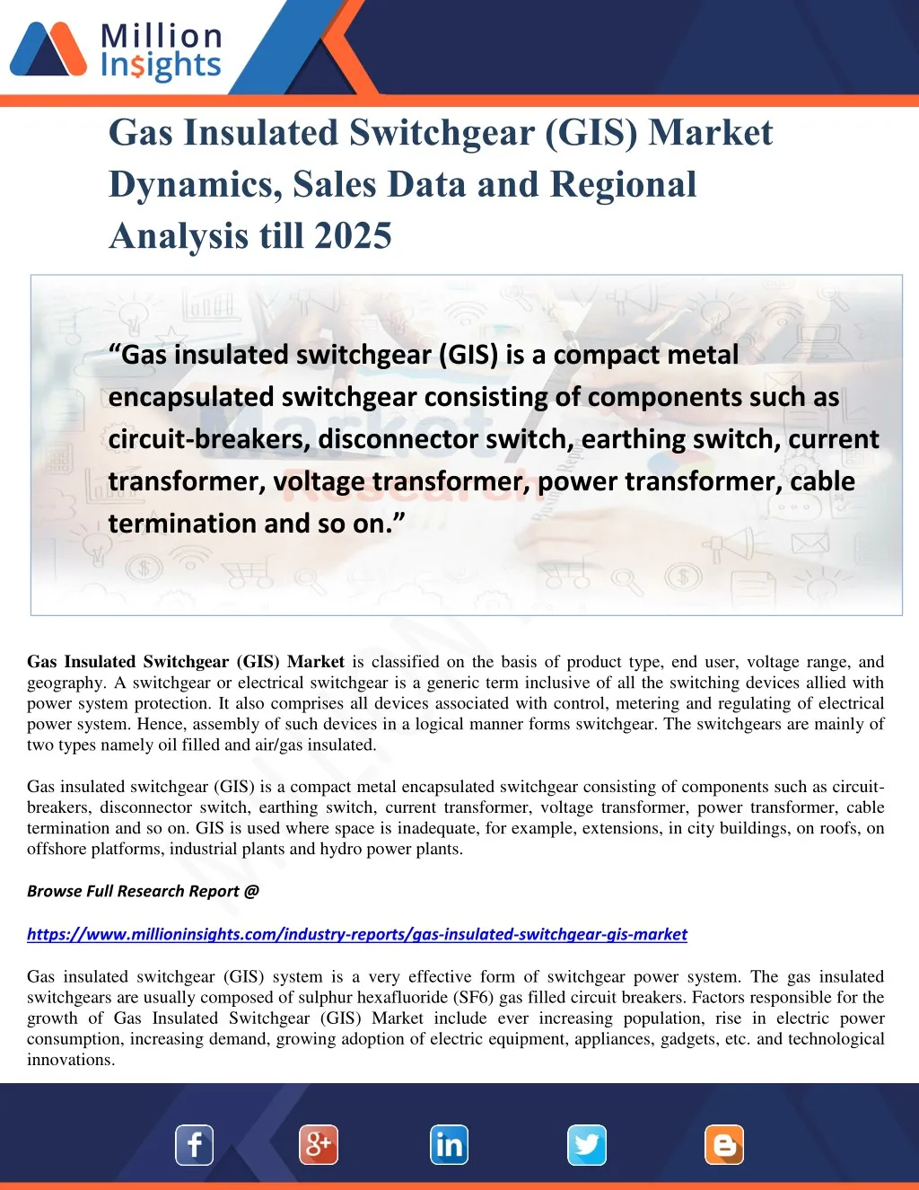 gas insulated switchgear gis market dynamics