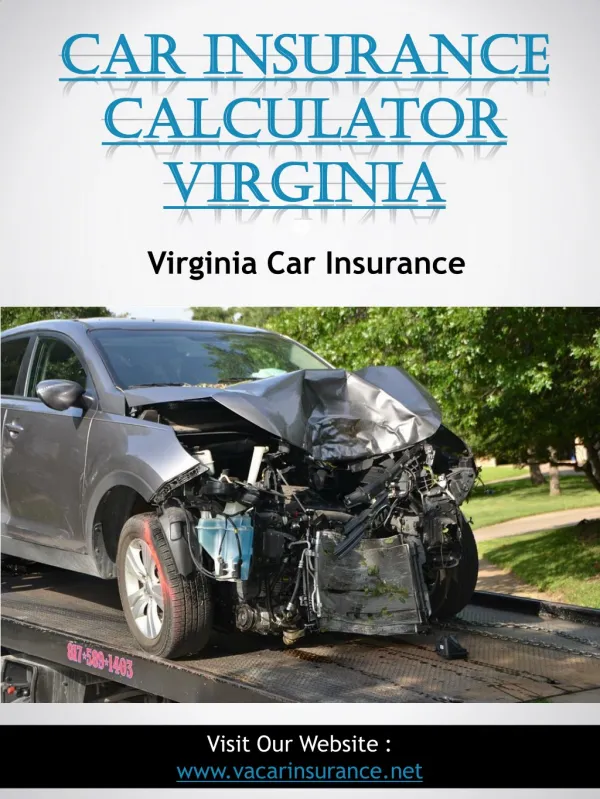 Car Insurance Calculator Virginia