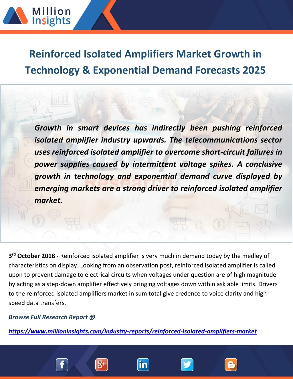 reinforced isolated amplifiers market growth