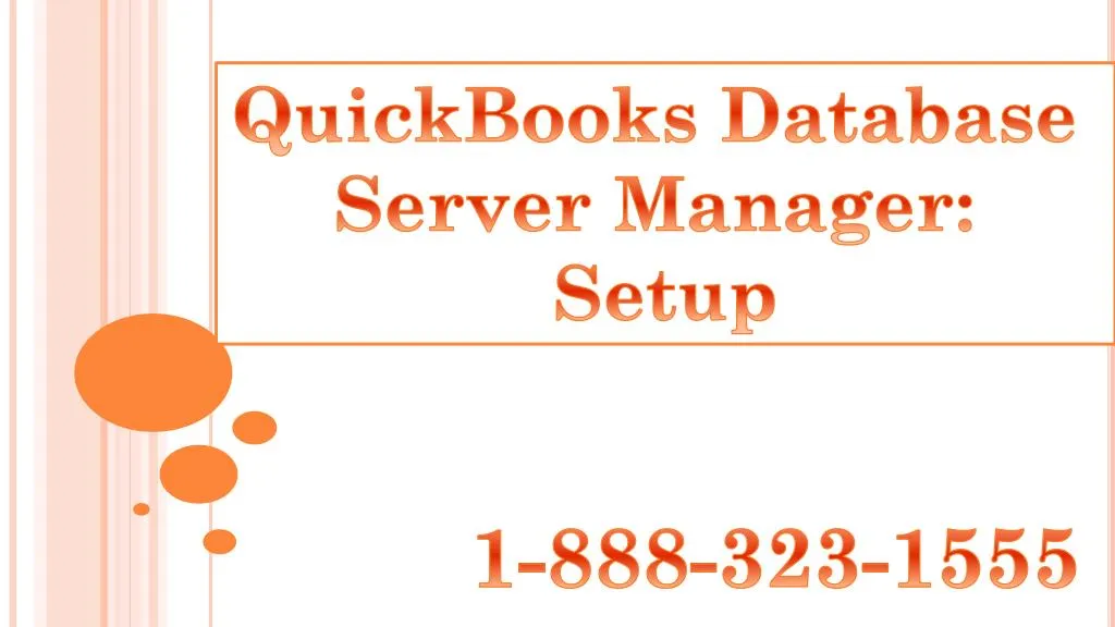 quickbooks database server manager setup