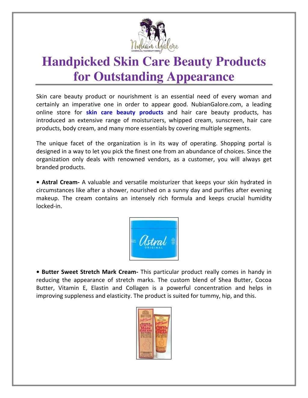 handpicked skin care beauty products