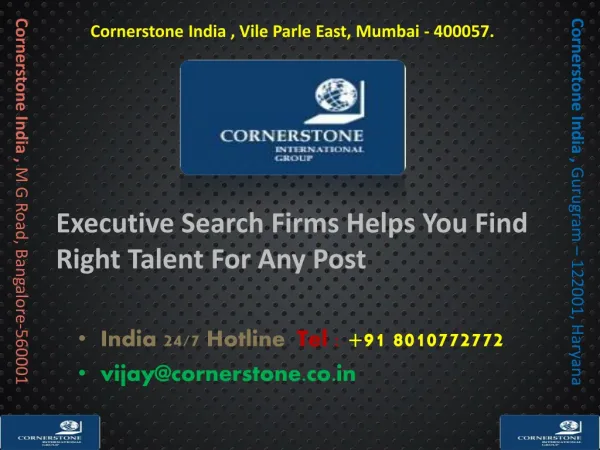 Executive Search Firms Helps You Find Right Talent For Any Post