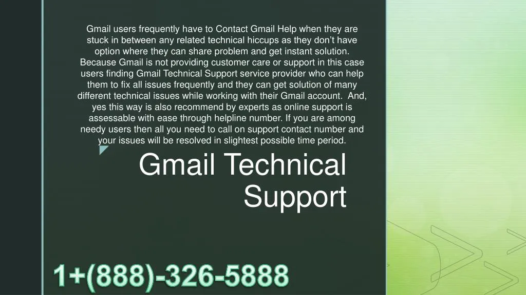 gmail technical support