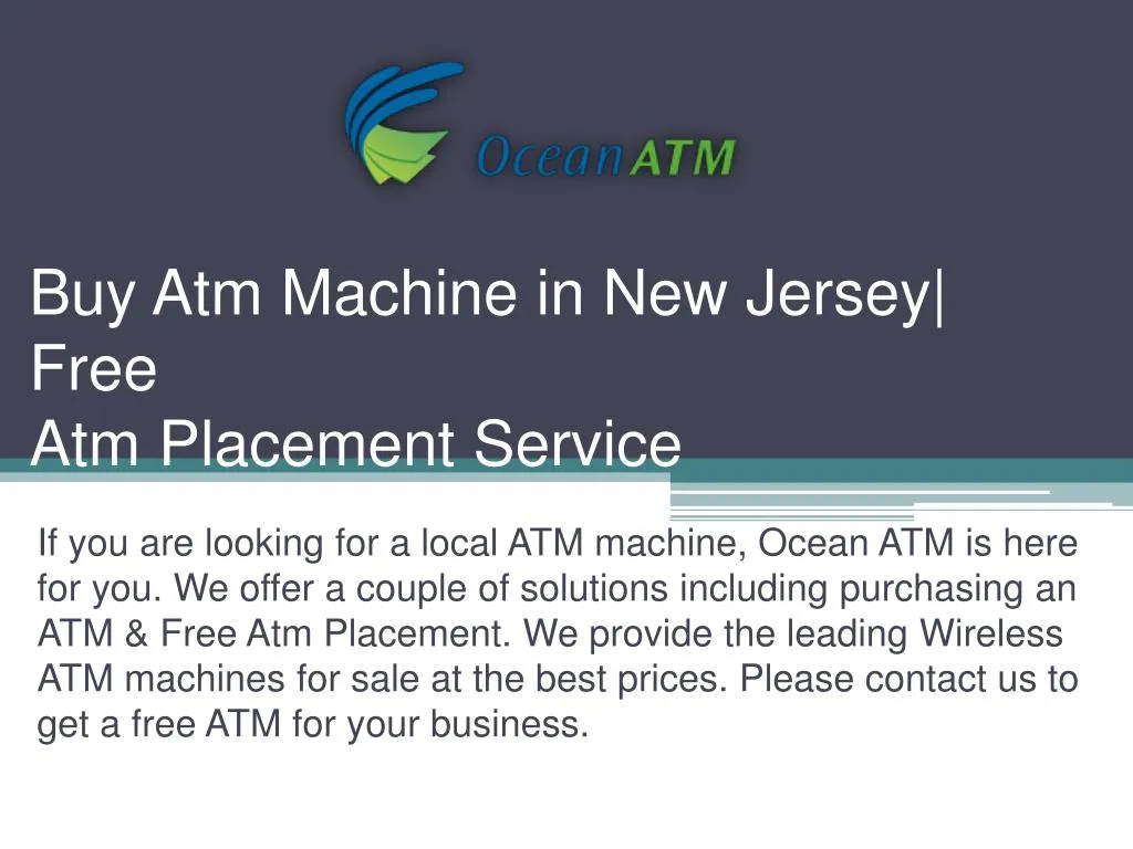 buy atm machine in new jersey free atm placement service