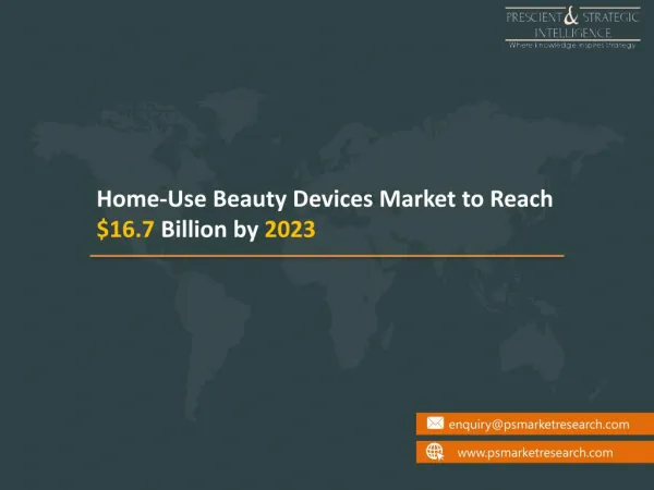 Home-Use Beauty Devices Market and its Growth Landscape in the Foreseeable Future