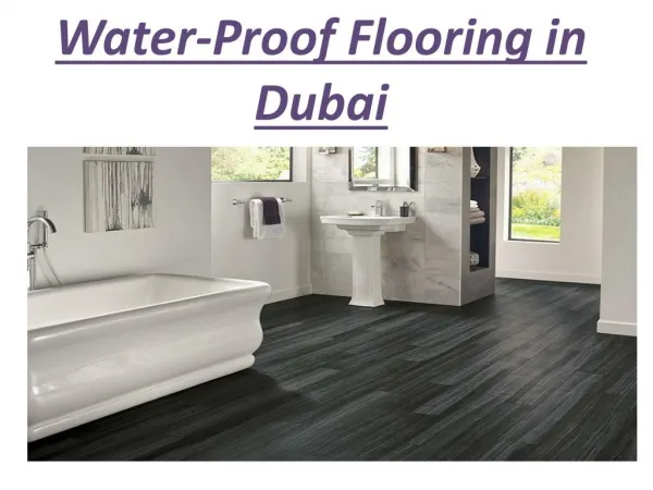 water proof flooring in abu dhabi