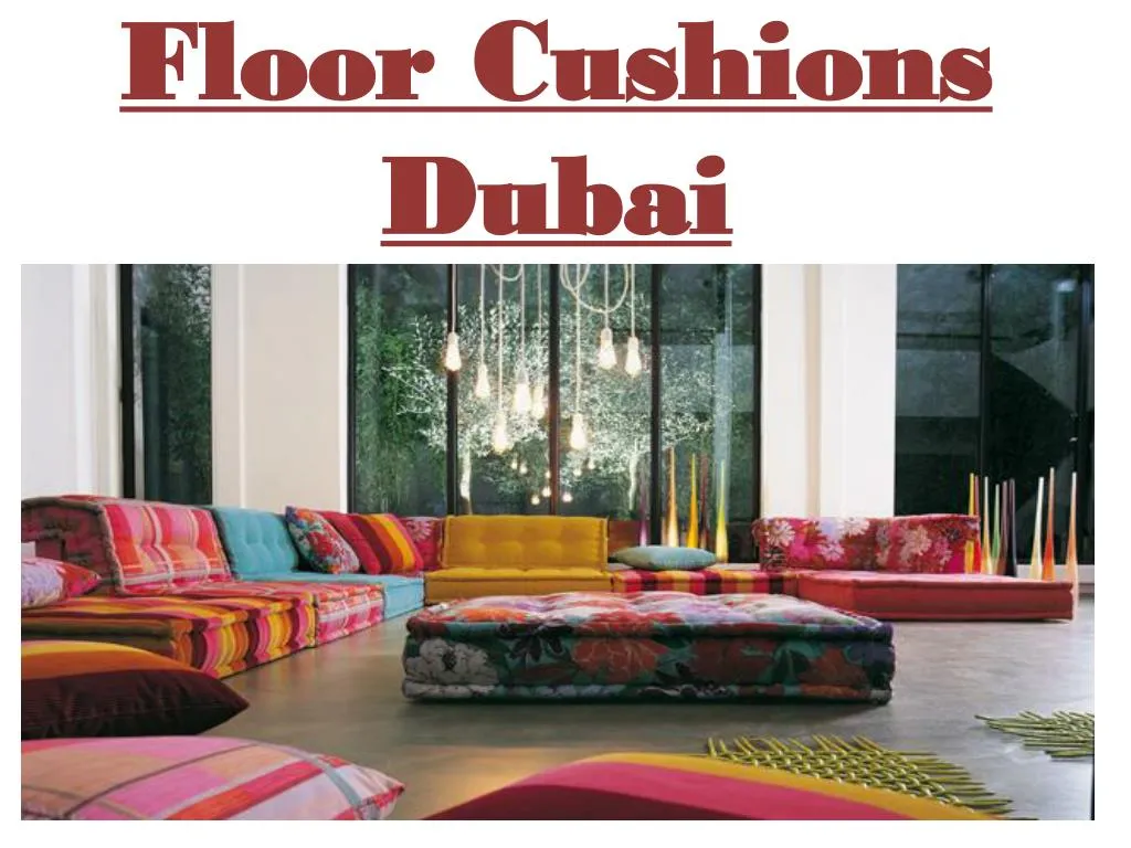 floor cushions dubai