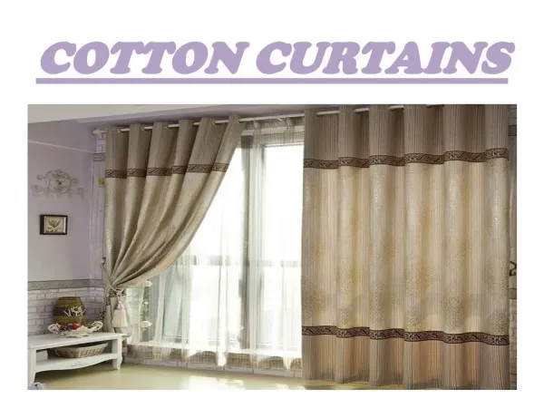 Cotton Curtains in Abu Dhabi With Best Quality and Range