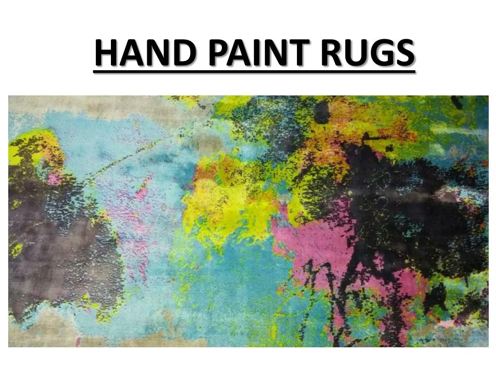 hand paint rugs