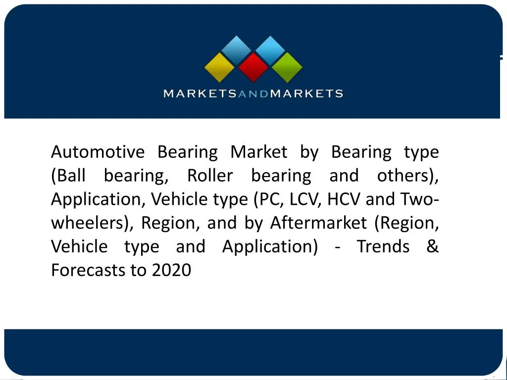 automotive bearing market by bearing type ball