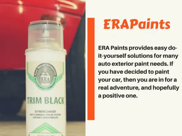 Best Automotive Spray Paint - ERAPaints