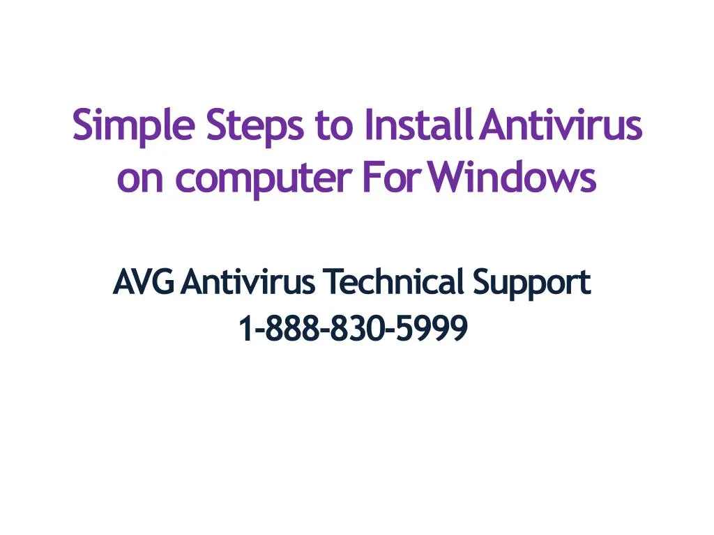 simple steps to install antivirus on computer for windows