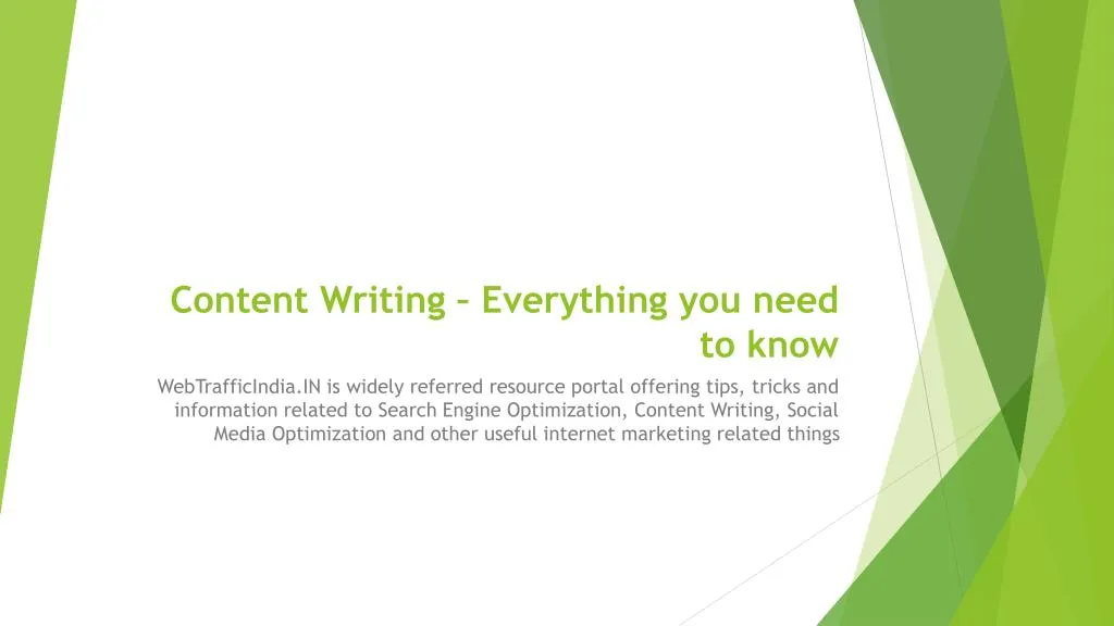 content writing everything you need to know