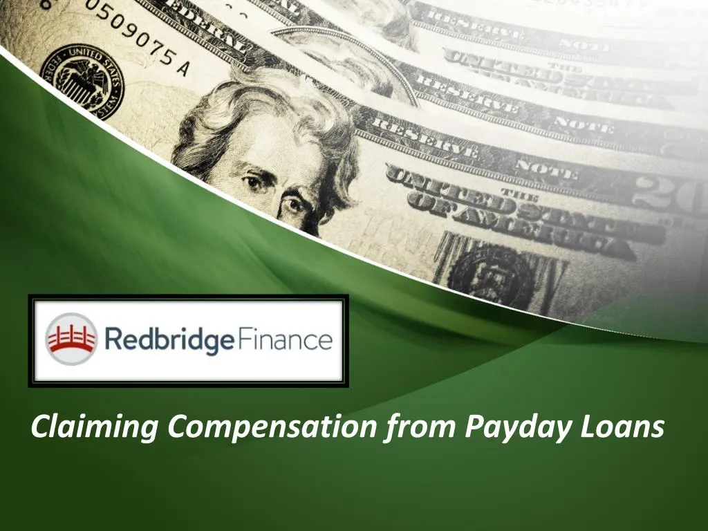 claiming compensation from payday loans