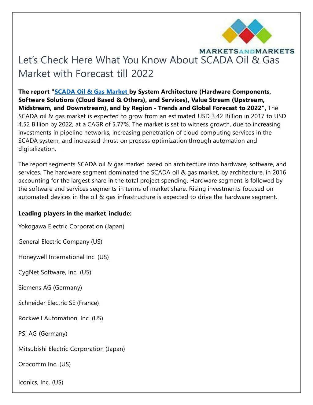 let s check here what you know about scada