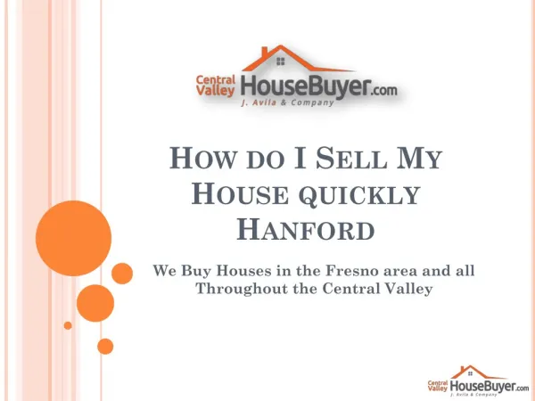 Sell House Fast Cash Lemoore – Central Valley House Buyer