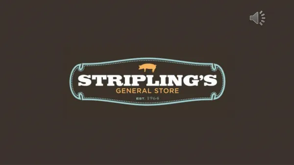 Pork Rub, Steak Seasoning & Beef Jerky - Stripling General Store