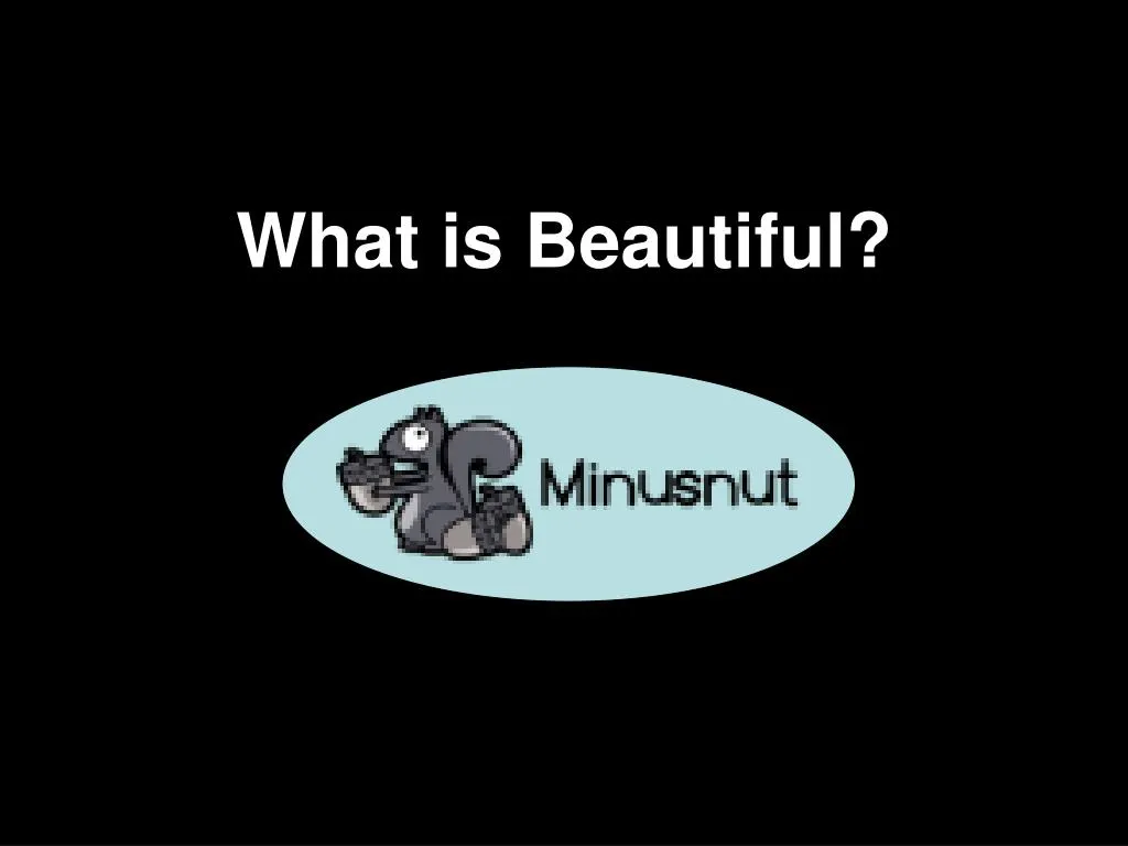what is beautiful