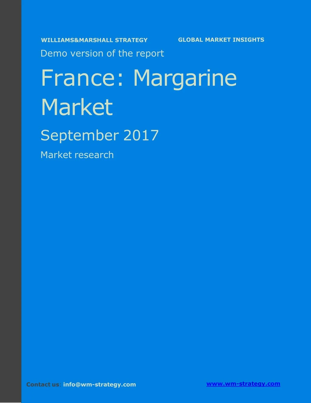 demo version france margarine market september