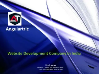 Website Development Company in India - Angulartric - slide 1