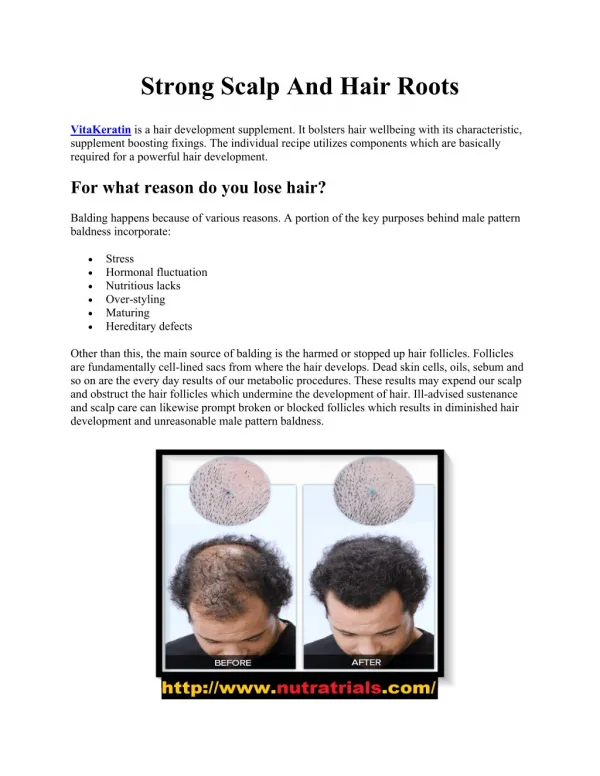 Strong Scalp And Hair Roots