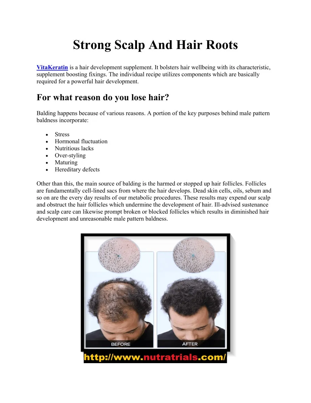 strong scalp and hair roots