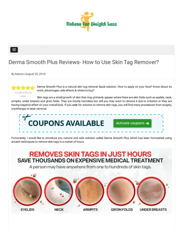 Is Derma Smooth Plus For You?