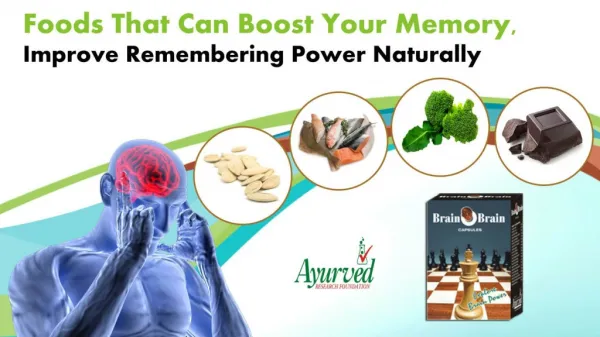 Foods That Can Boost Your Memory, Improve Remembering Power Naturally