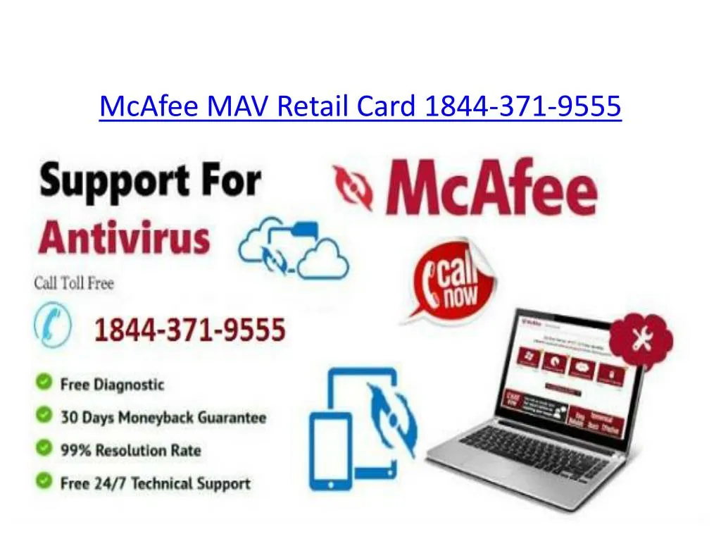 mcafee mav retail card 1844 371 9555