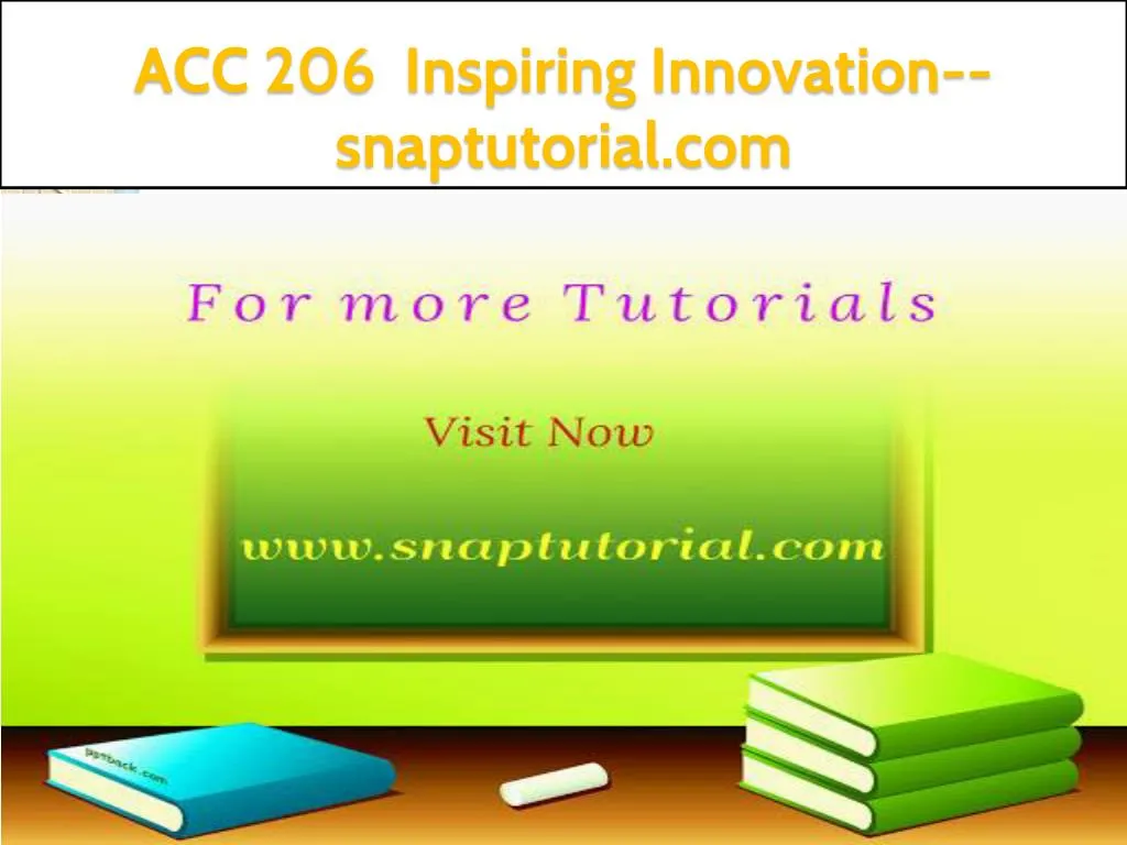 acc 206 inspiring innovation snaptutorial com