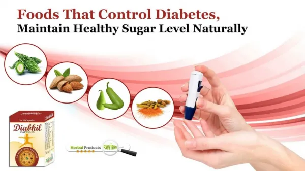 Foods that Control Diabetes, Maintain Healthy Sugar Level Naturally