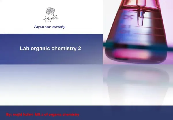 Lab organic chemistry 2