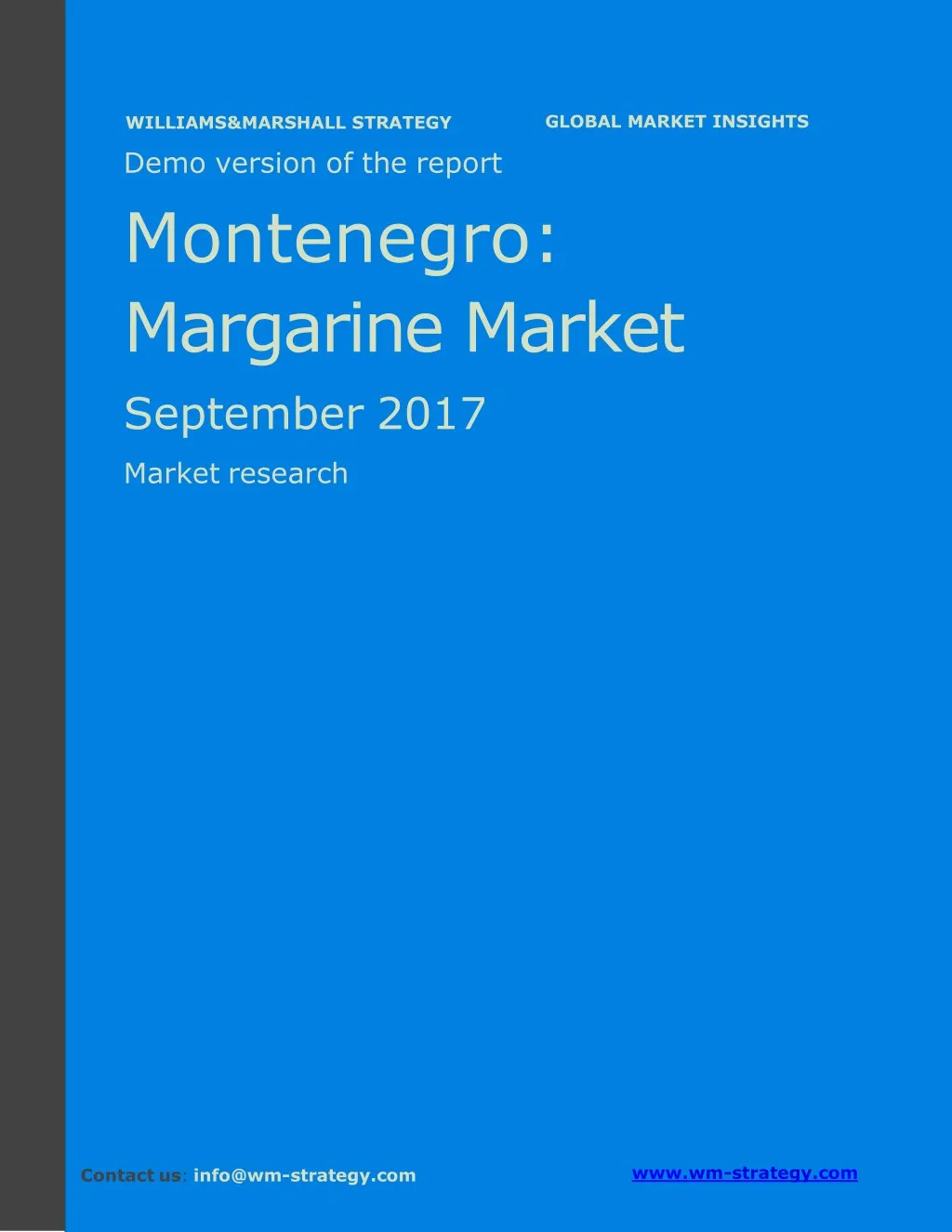 demo version montenegro margarine market