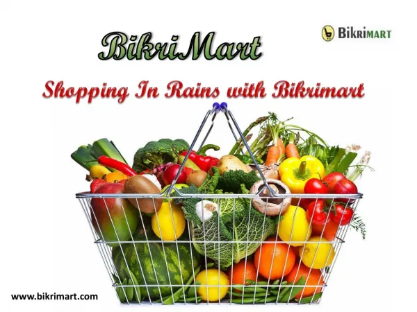 Shopping In Rains with Bikrimart