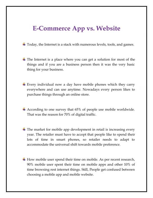 eCommerce App or Website: What is better for your business?