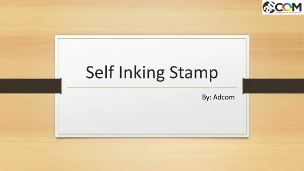 Looking for Self Inking Stamp in Singapore
