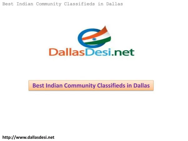 Best Indian Community Classifieds in Dallas