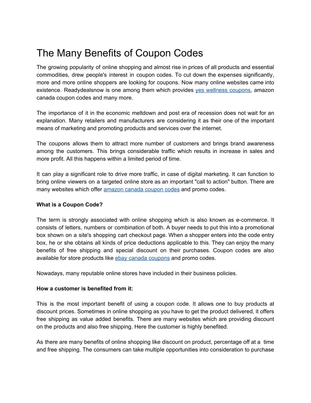 the many benefits of coupon codes