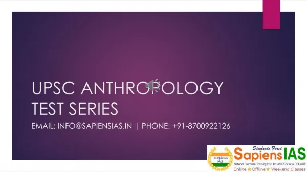 UPSC-ANTHROPOLOGY-TEST-SERIES