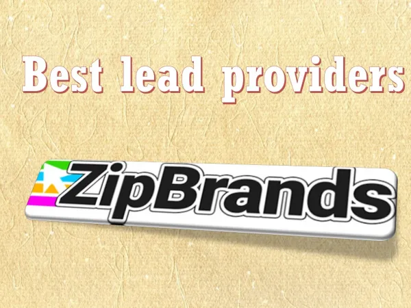 Best lead providers