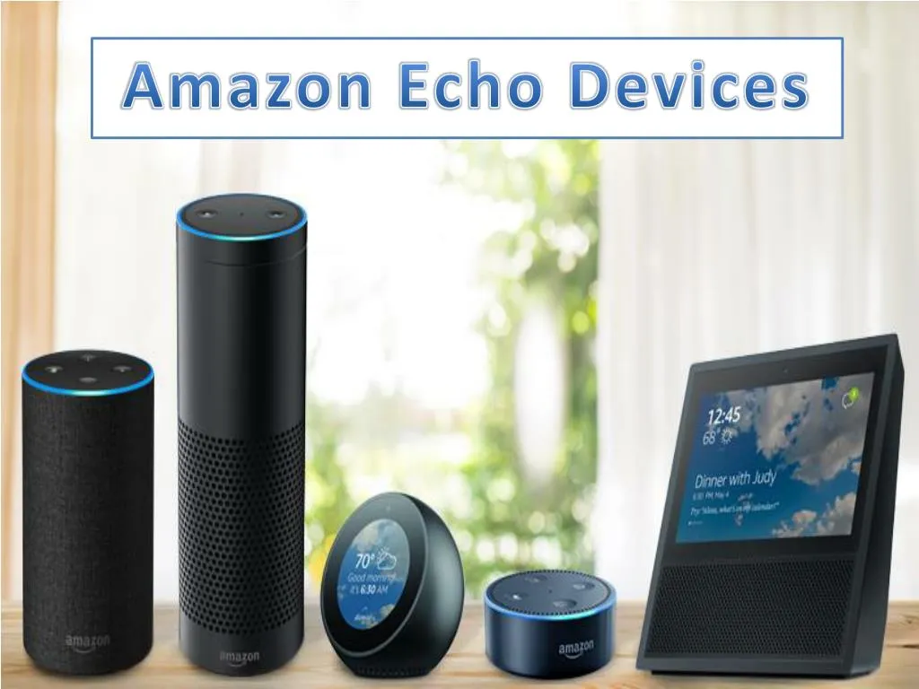 amazon echo devices
