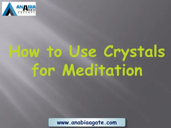 Use Of Healing Crystals For Medication | Healing Stones