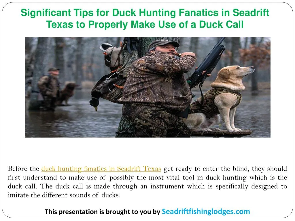 significant tips for duck hunting fanatics