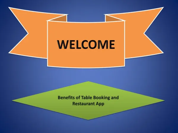 Benefits of Table Booking and Restaurant App