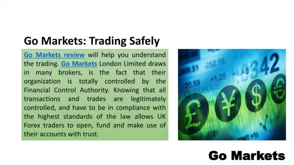 Go Markets: Trading Safely
