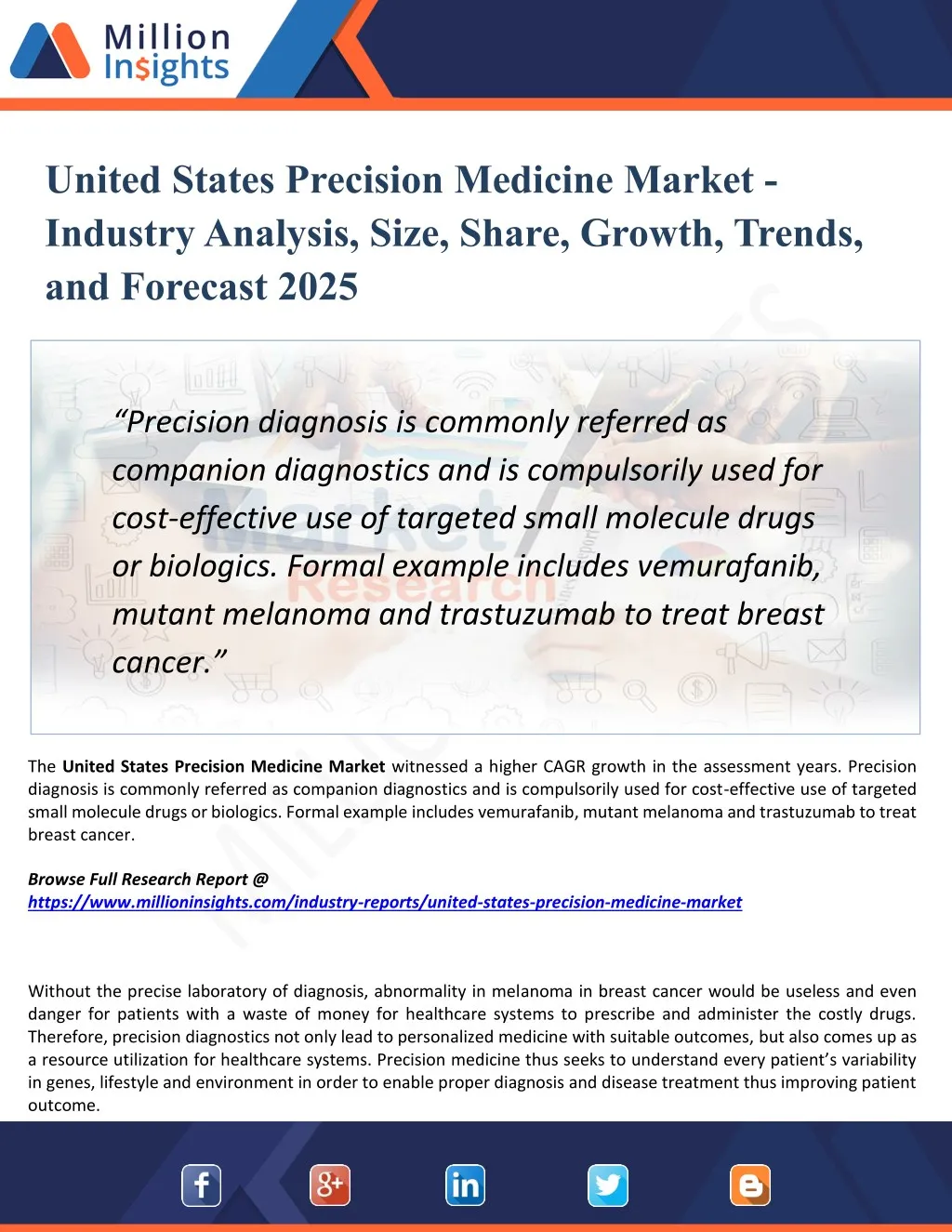 united states precision medicine market industry